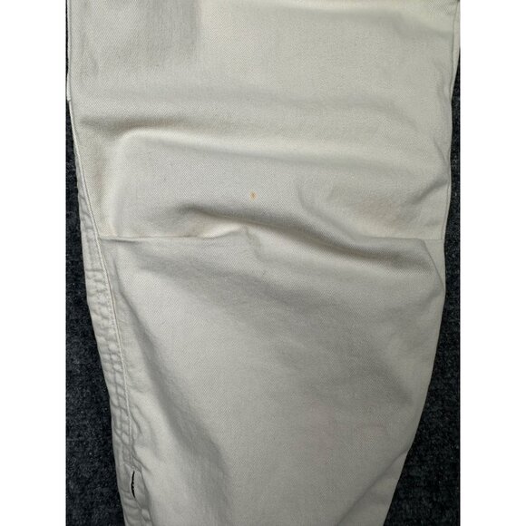 Nili‎ Lotan Cropped Military Jogger Pants Sz 4 FLAW READ Ivory Bone Stretch $345 - Picture 4 of 13